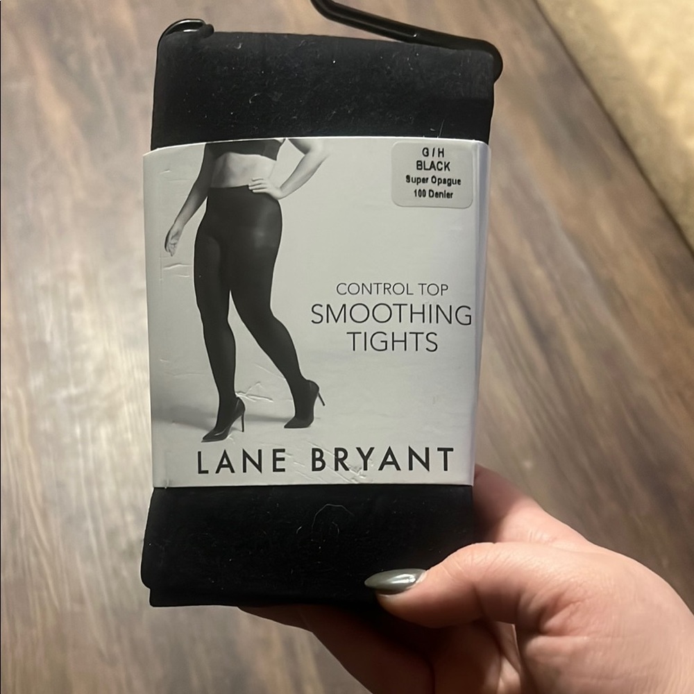 Lane Bryant Black Smoothing Tights